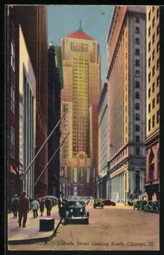 AK Chicago, IL, LaSalle Street lokkong South