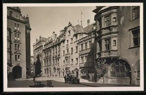 AK München, Die Platzl. Corpshäuser