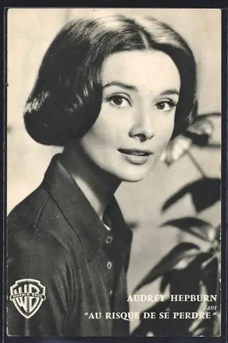 AK Schauspielerin Audrey Hepburn dans Au risquee de se perdre