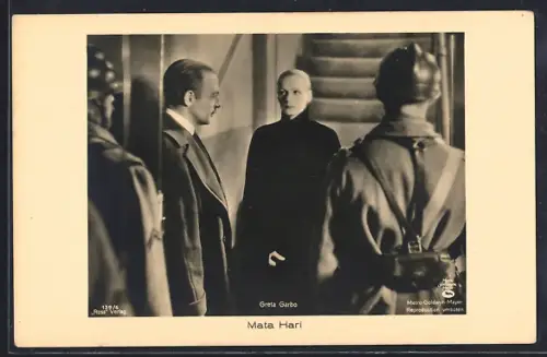 AK Schauspielerin Greta Garbo als Mata Hari