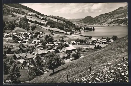 AK Bühl / Alpsee, Berge, Wasser, Strandbad