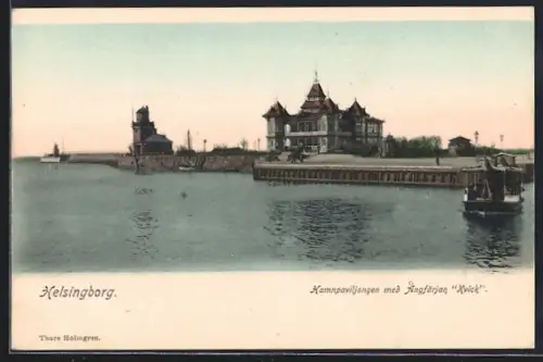 AK Helsingborg, Hamnpaviljongen med Angfärjan Kvick