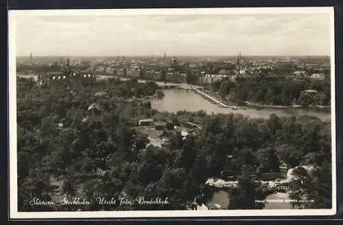 AK Stockholm, Skansen, Utsikt fran Bredablick
