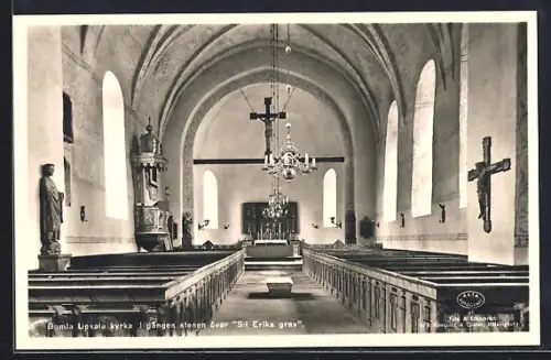 AK Upsala, Gamla Upsala kyrka, I gangen över Sct. Eriks grav