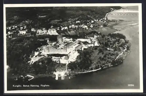 AK Kungälv, Bohus Fästning, Flygfoto