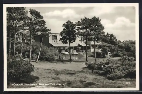 AK Höganäs, Strandbaden, Restaurant Tallbacken