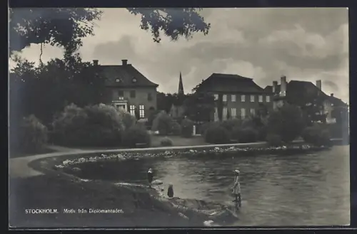 AK Stockholm, Motiv fran Diplomatstaden