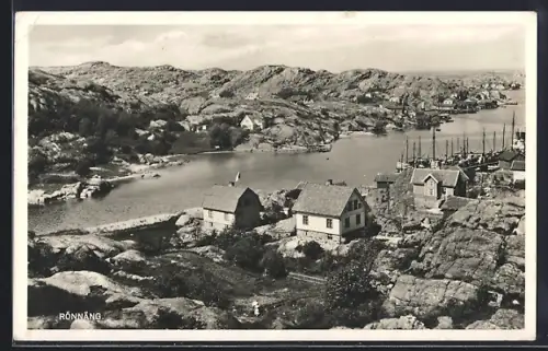 AK Rönnäng, Ortsansicht aus der Vogelschau