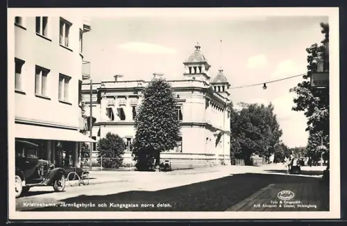 AK Kristinehamn, Järnvägsbyran och Kungsgatan norra delen