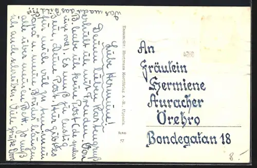 AK Boras, Radhuset, Stadsparken, Österlanggatan