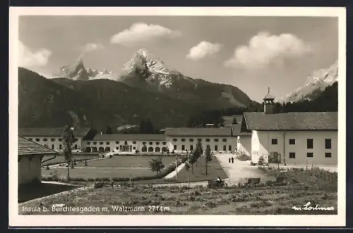 AK Berchtesgaden, Insula mit Watzmann