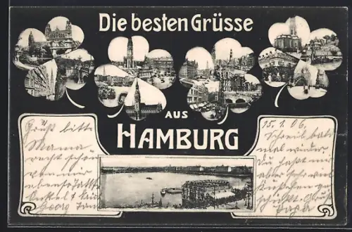 AK Hamburg, Verschiedene Stadtansichten