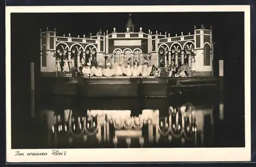 AK Koblenz, Operettenspiele auf dem Rhein 1952, Im weissen Röss`l