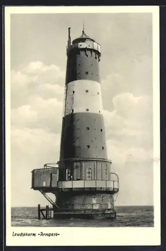 AK Dangast /Oldbg., Leuchtturm Arngast