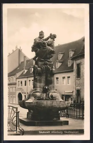 AK Altenburg / S.-A., Skatbrunnen