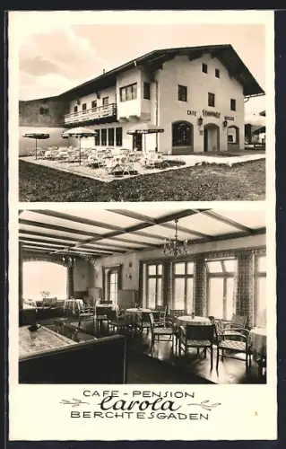 AK Berchtesgaden-Stanggass, Cafe Pension Carola