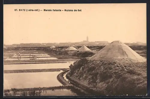 AK Batz /Loire-Inf., Marais salants, Mûlons de sel