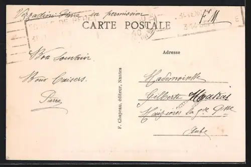 AK Châteaubriant /Loire-Inf., Le Pensionnat de Nazareth