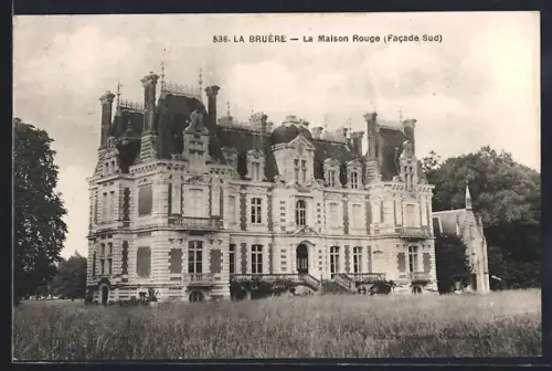 AK La Bruère, La Maison Rouge, Facade Sud