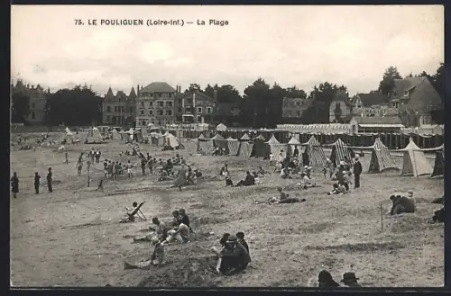 AK Le Pouliguen /Loire-Inf., La Plage