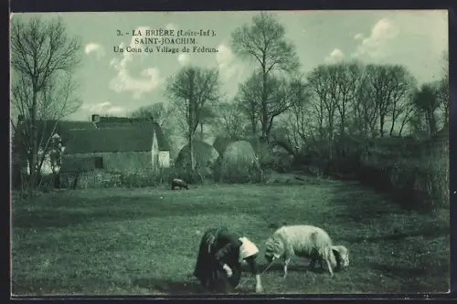 AK Saint-Joachim /Loire-Inf., Un Coin du Village de Fédrun