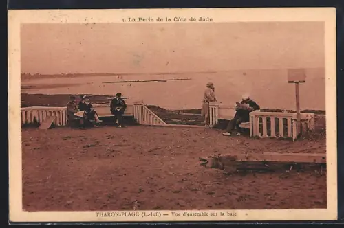 AK Tharon-Plage /L.-Inf., Vue d`ensemble sur la baie