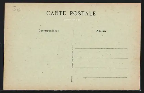 AK Basse-Indre, Route de la Gare avec église et cavaliers sur le chemin