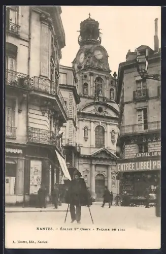 AK Nantes, Église Ste Croix, Facade de 1685