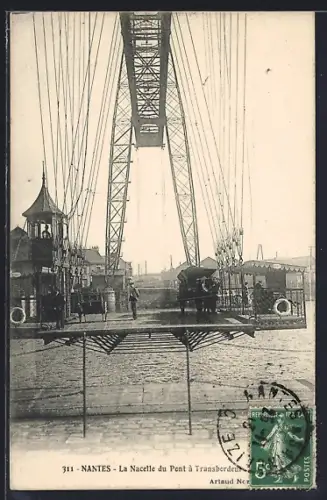 AK Nantes, La Nacelle du Pont à Transbordeur