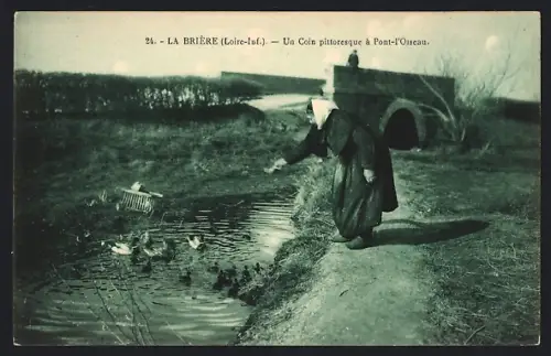 AK La Brière /Loire-Inf., Un Coin pittoresque à Pont-l`Oiseau