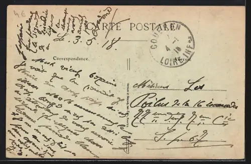 AK Coueron, Vue générale des forges, Panorama de la Loire vers Nantes