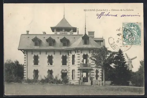 AK Belligné /Loire-Inf., Château de la Galerie