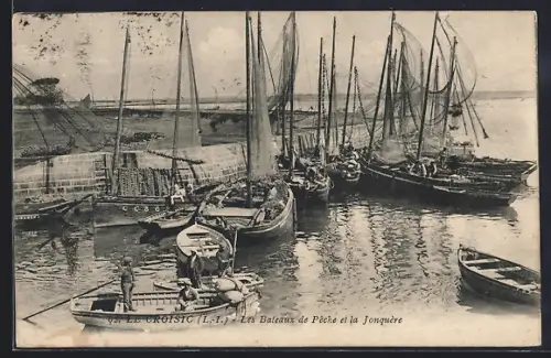 AK Le Croisic, Les Bateaux de Pêche et la Jonquère