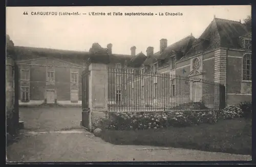 AK Carquefou /Loire-Inf., L`Entrée et l`aile septentrionale, La Chapelle