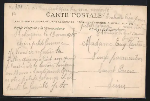 AK Blain, Le Château et le Canal de Nantes à Brest