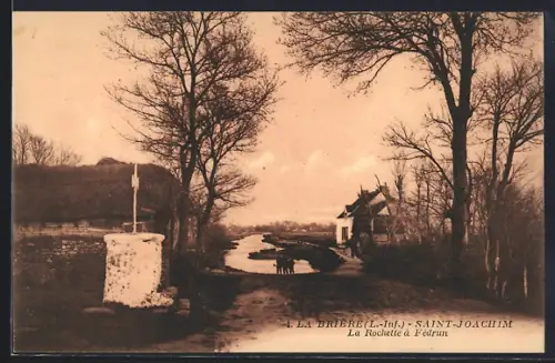 AK Saint-Joachim, La Rochette à l`étiage