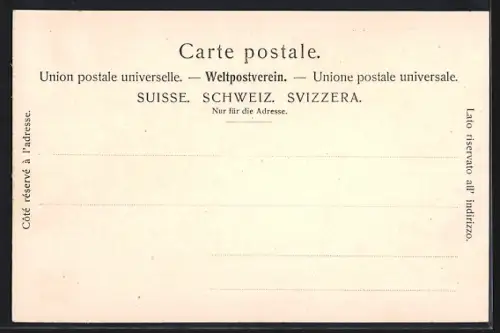 AK Chambéry, La Préfecture vue avec les montagnes en arrière-plan