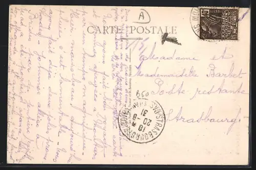 AK Moûtiers, L`Isère et vue sur les montagnes alpines environnantes