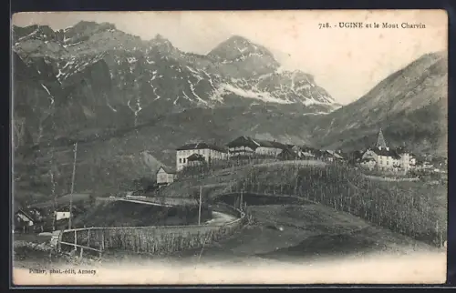 AK Ugine, Ugine et le Mont Charvin
