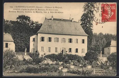 AK St-Pierre-d`Albigny /Savoie, Château de Miolans, construit d`après les plans de Mansard, de 1670 à 1700
