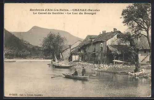 AK Chanaz /Savoie, Le Canal de Savière, Le Lac du Bourget