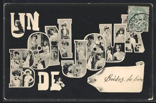 AK Brides-les-Bains, Un bonjour de Brides-les-Bains