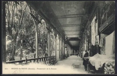 AK Brides-les-Bains /Savoie, Promenoir de la Source