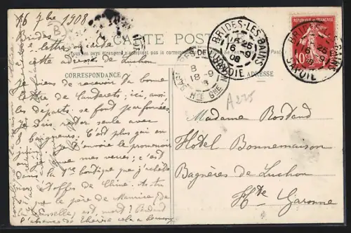 AK Brides-les-Bains /Savoie, Promenoir de la Source