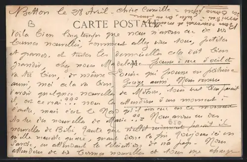 AK Chamoux /Savoie, Vue générale du village et des champs environnants