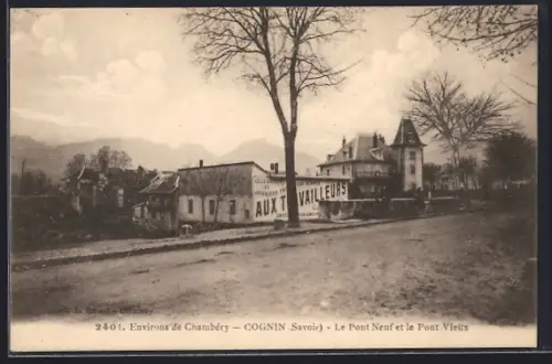 AK Cognin /Savoie, Le Pont Neuf et le Pont Vieux