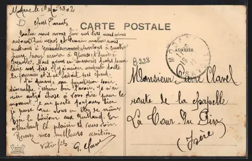 AK Modane, Entrée du Tunnel du Mont-Cenis