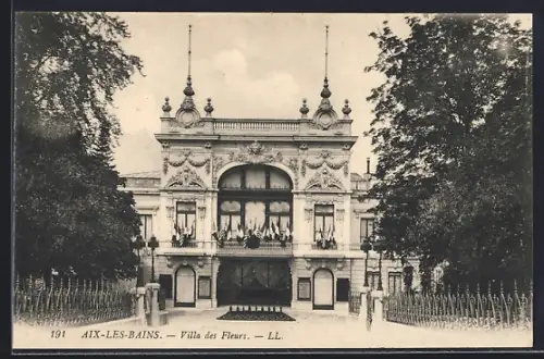 AK Aix-les-Bains, Villa des Fleurs