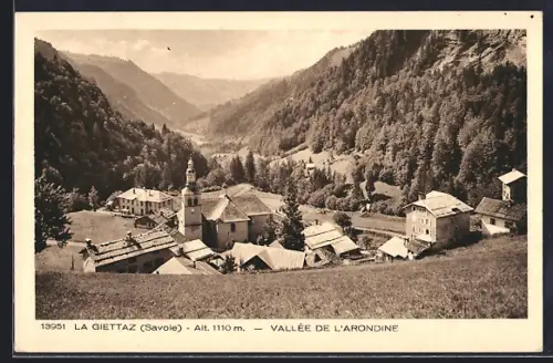 AK La Giettaz /Savoie, Vallée de l`Arondine