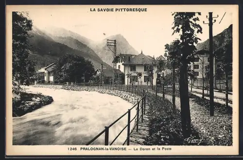 AK Pralognan-la-Vanoise, Le Doron et la Poste